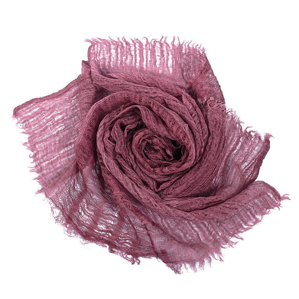 Elora Linen Tassel Shawl