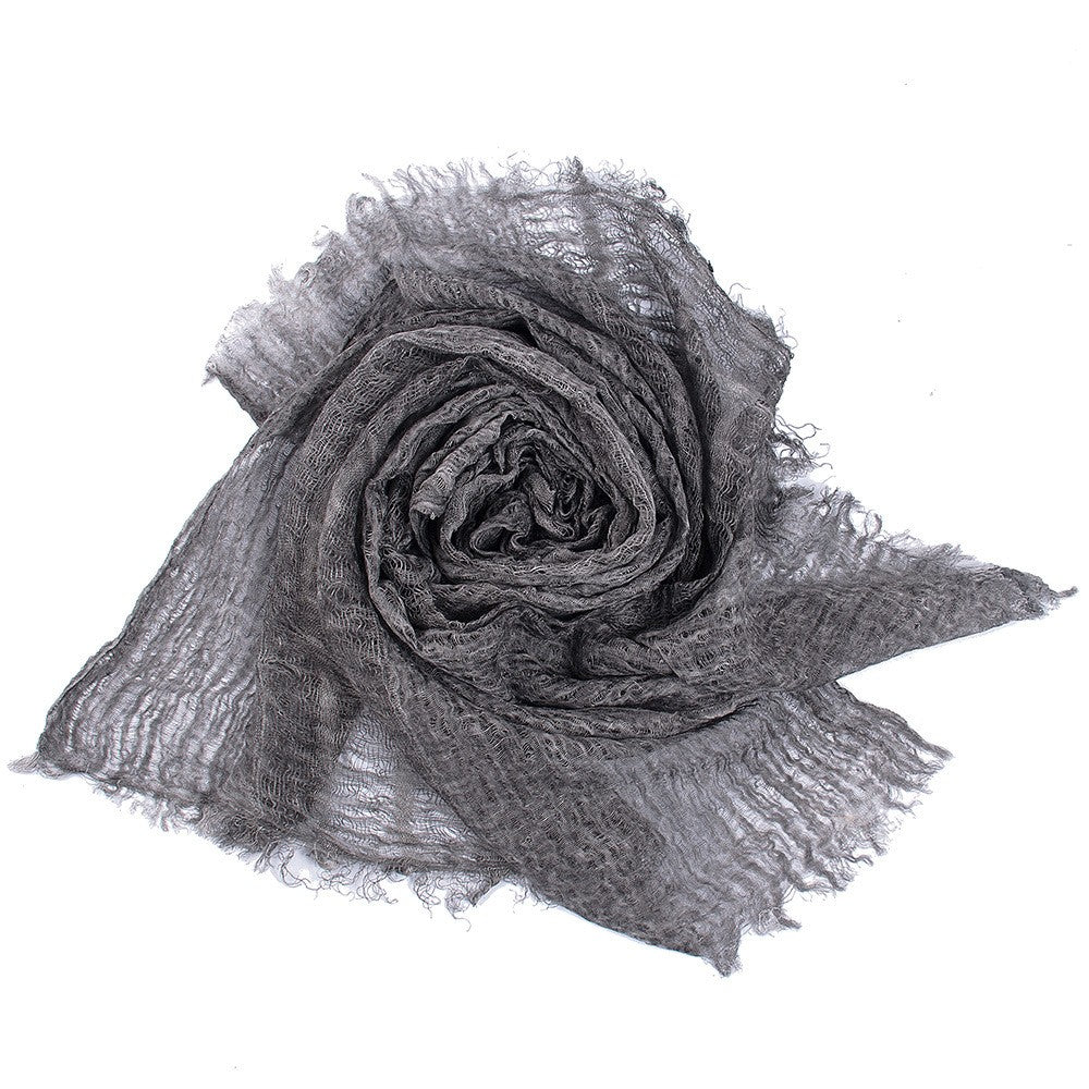 Elora Linen Tassel Shawl