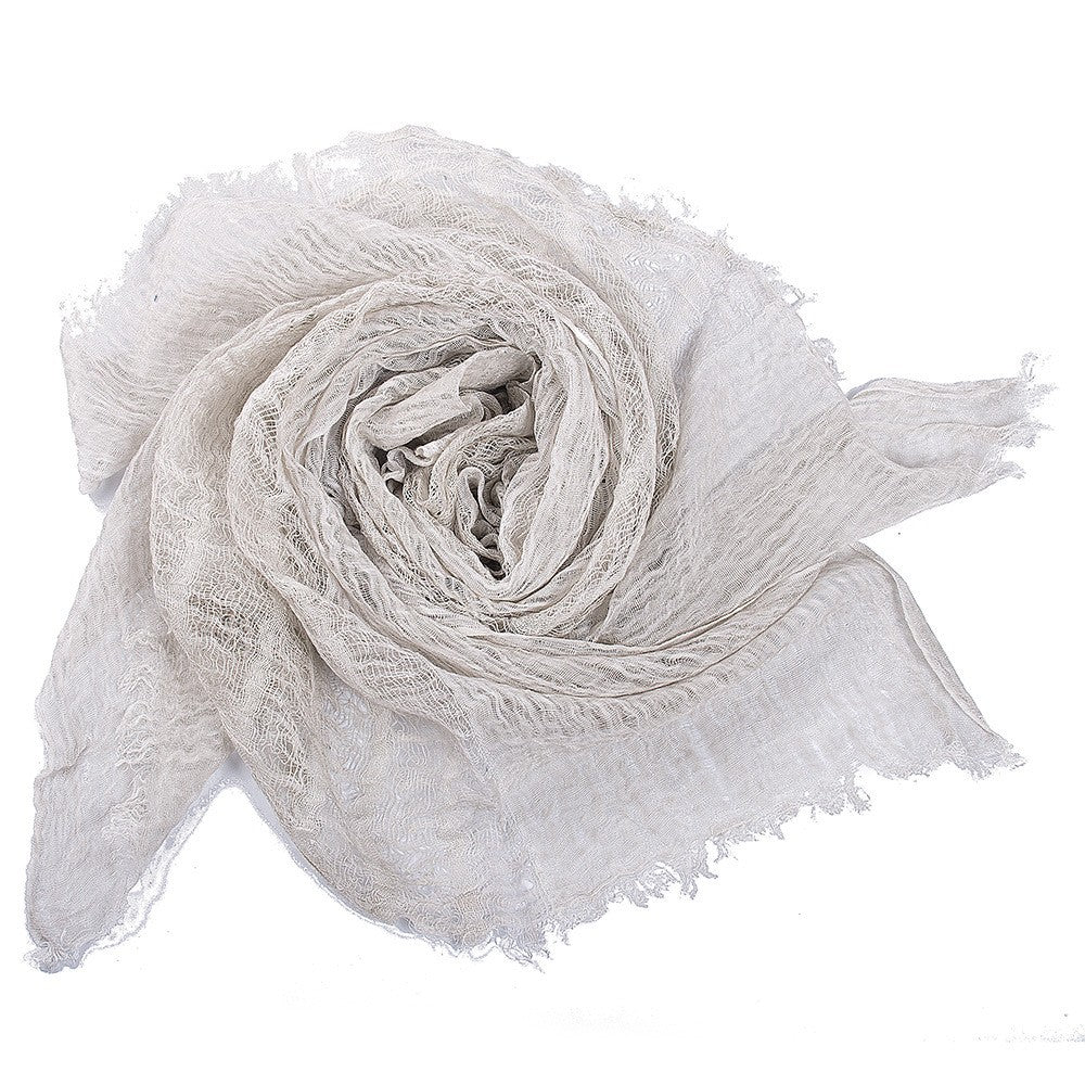 Elora Linen Tassel Shawl