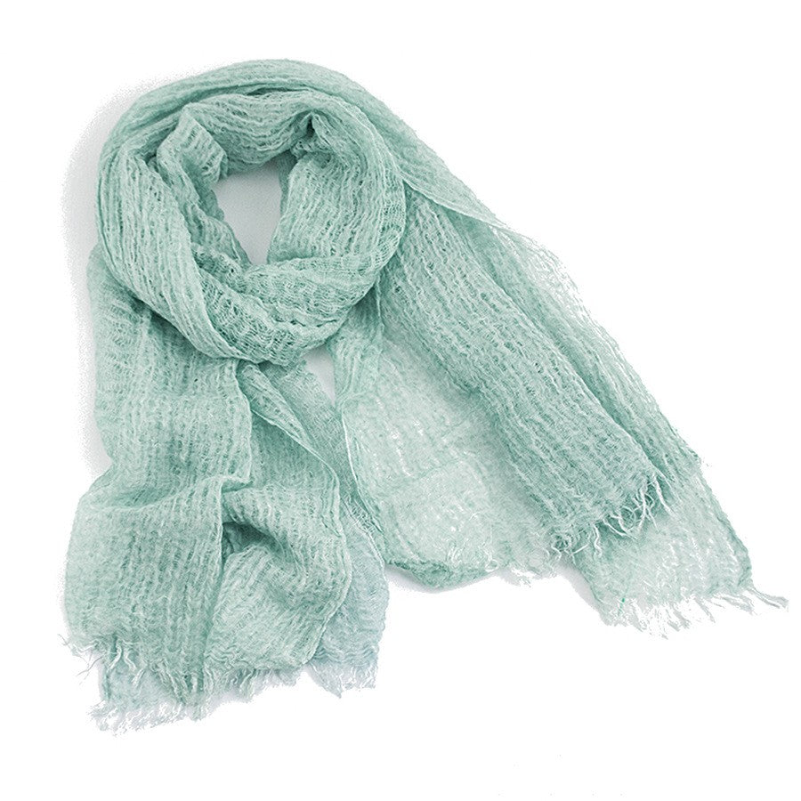 Elora Linen Tassel Shawl