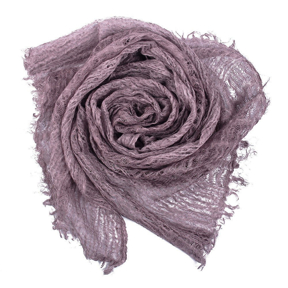 Elora Linen Tassel Shawl