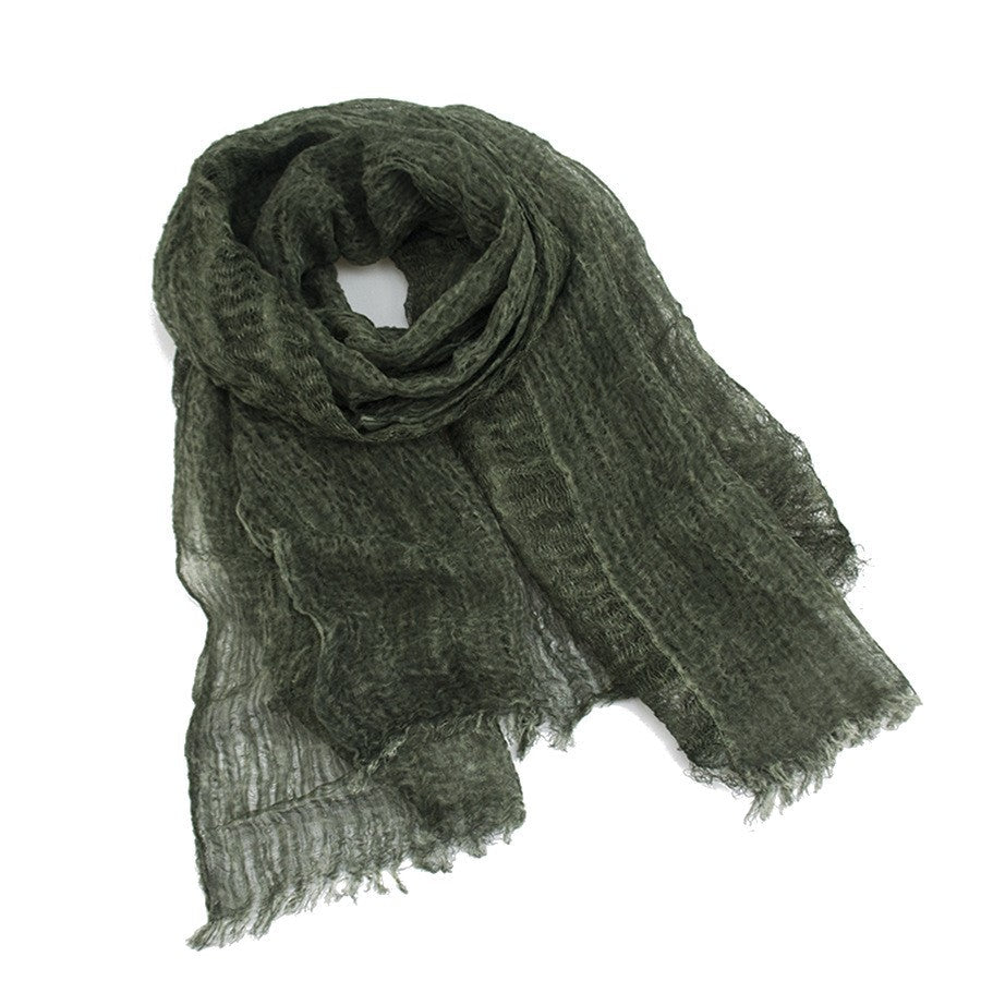 Elora Linen Tassel Shawl