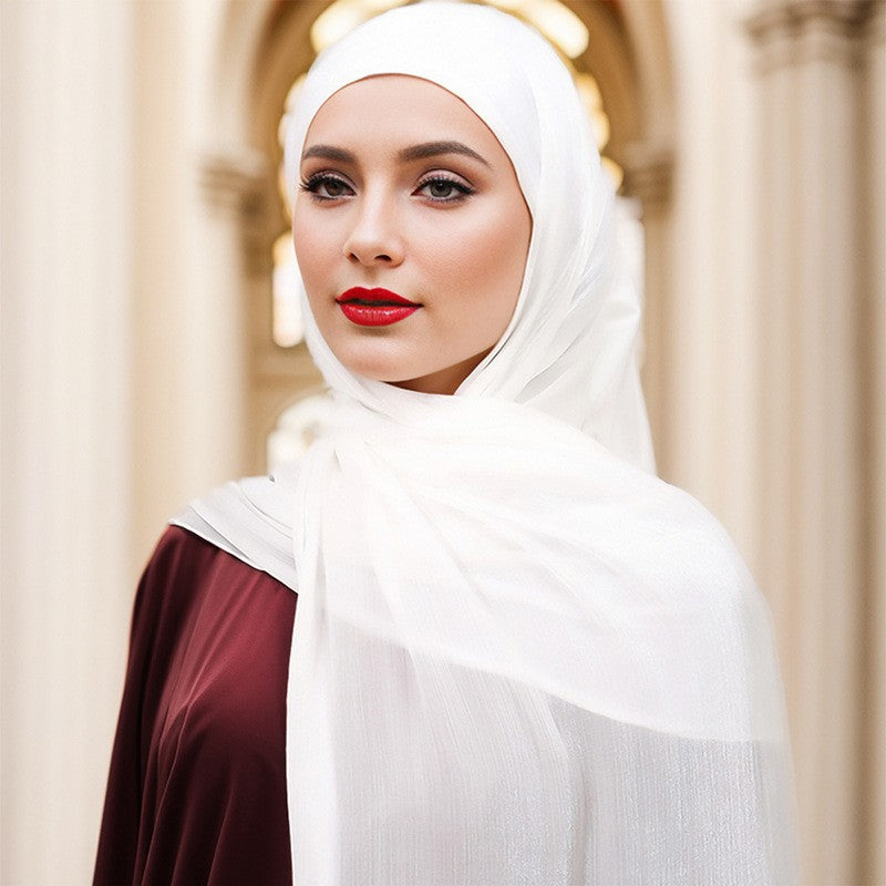 Isla Bright Silk Headscarf