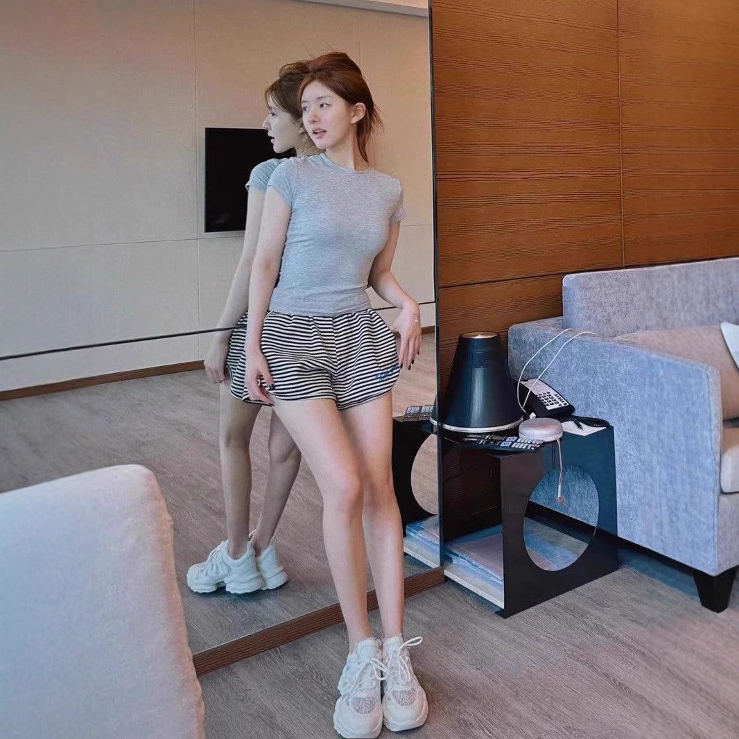 Kaia Slim Shoulder-Cut Top