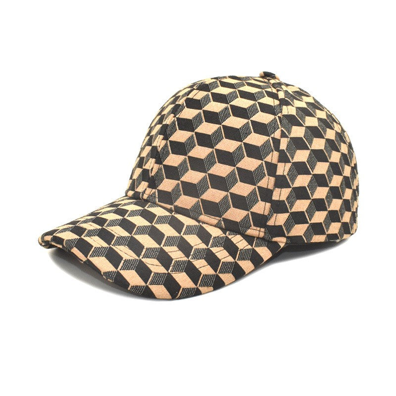 Kei Chessboard Plaid Baseball Cap