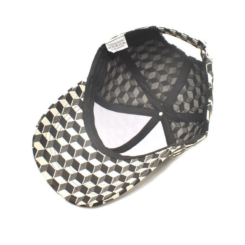Kei Chessboard Plaid Baseball Cap