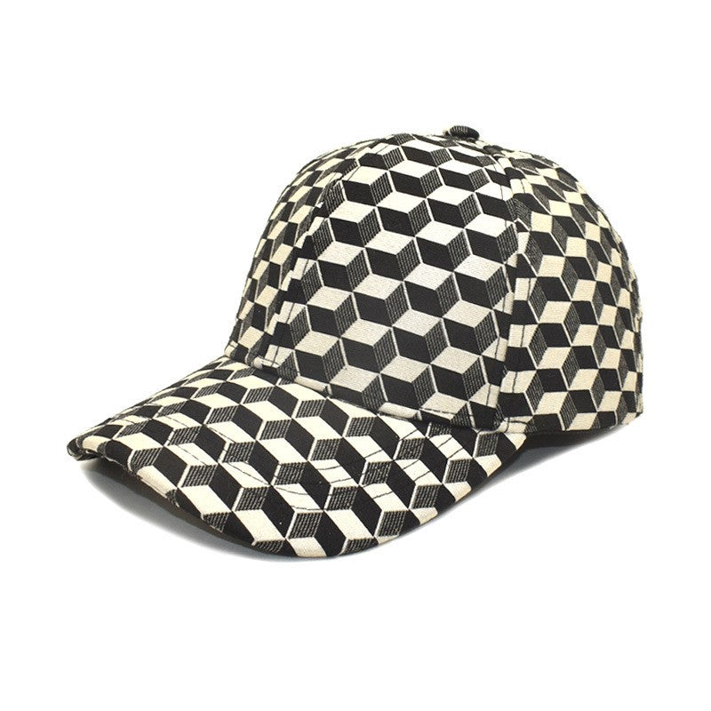 Kei Chessboard Plaid Baseball Cap