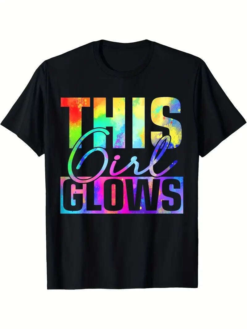 Noir Printed Stretch Tee