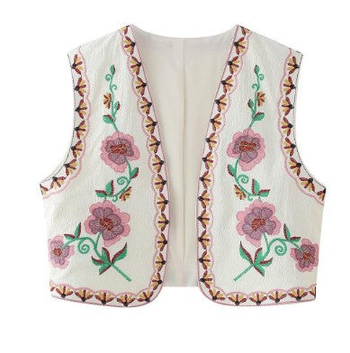 Parisian Embroidered Vest