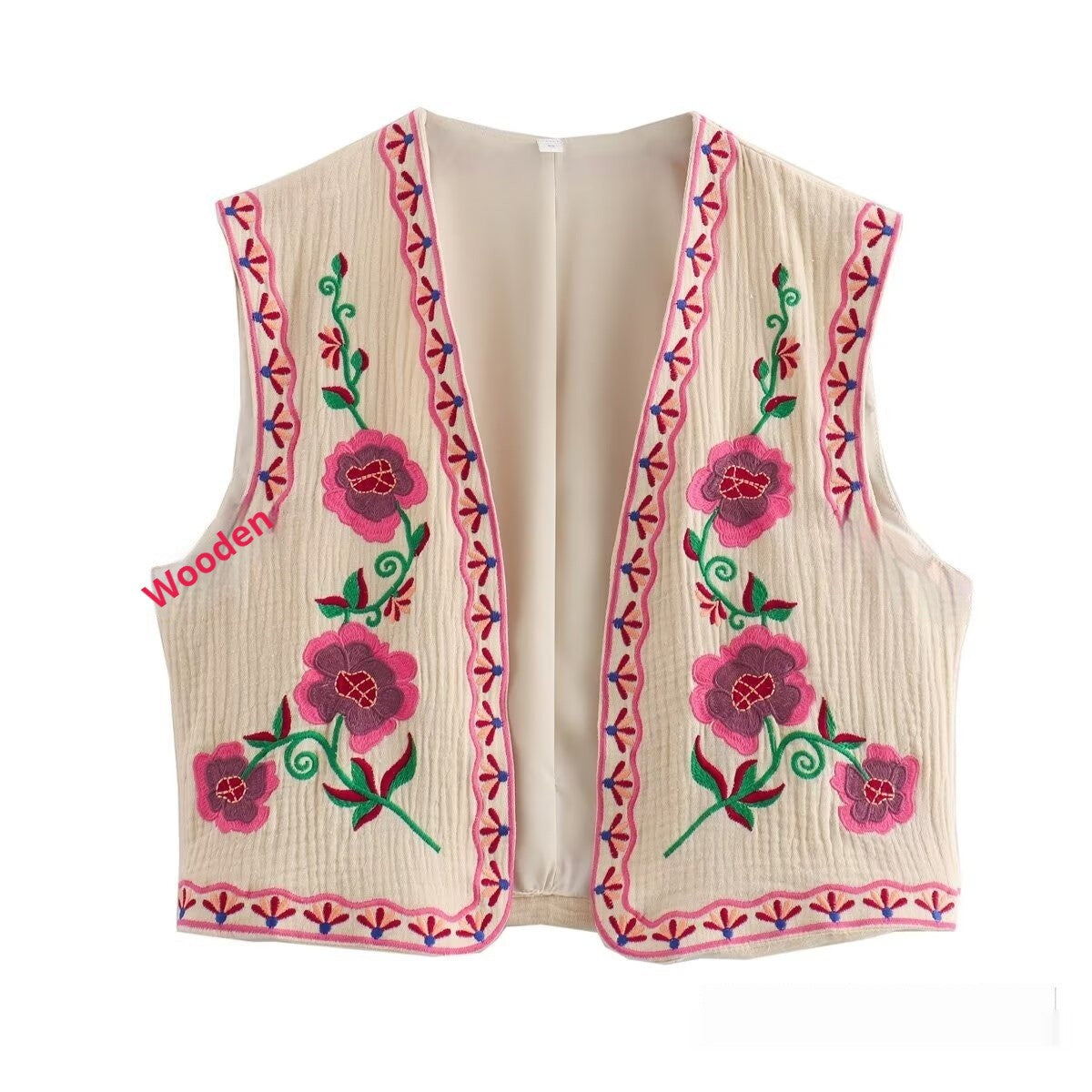 Parisian Embroidered Vest