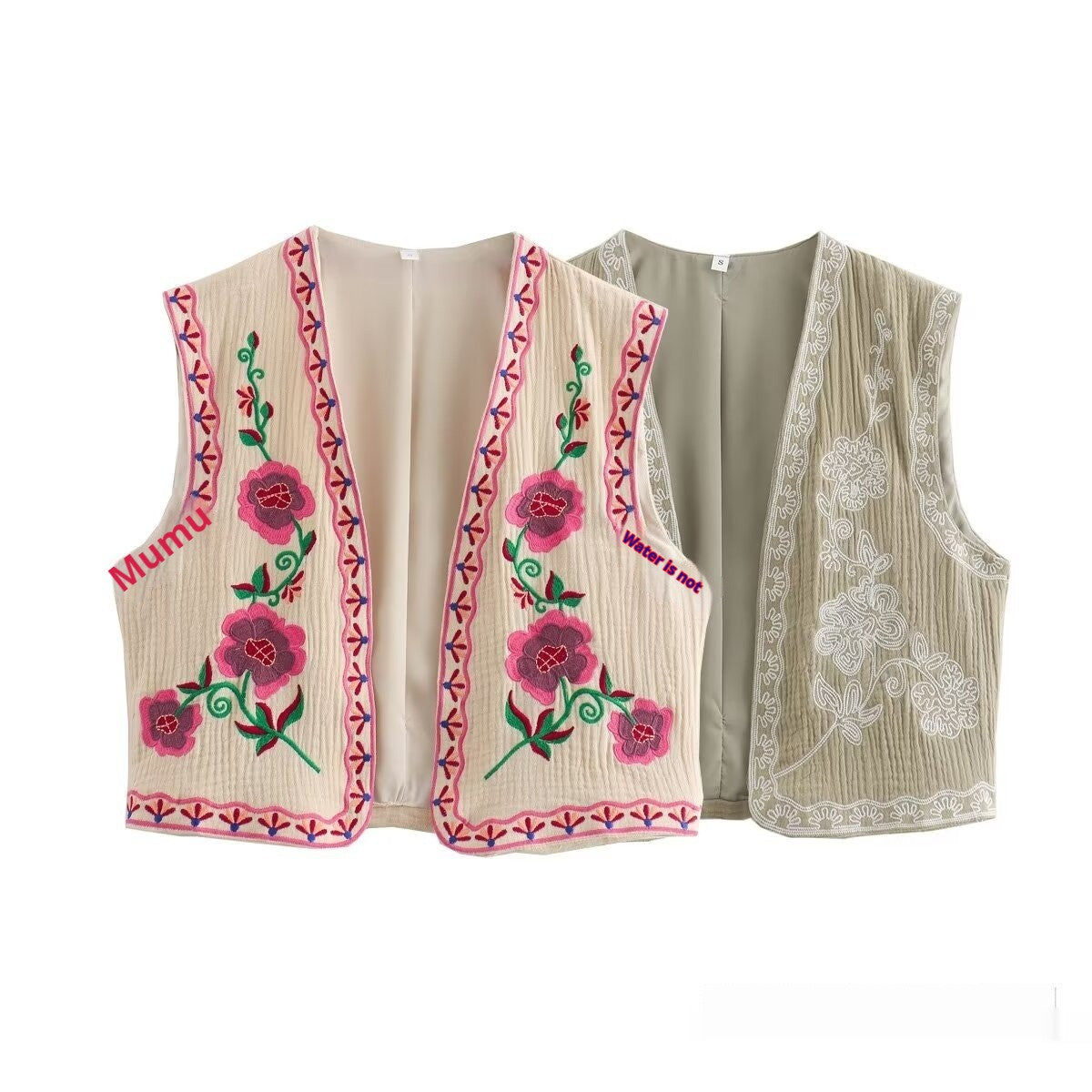 Parisian Embroidered Vest