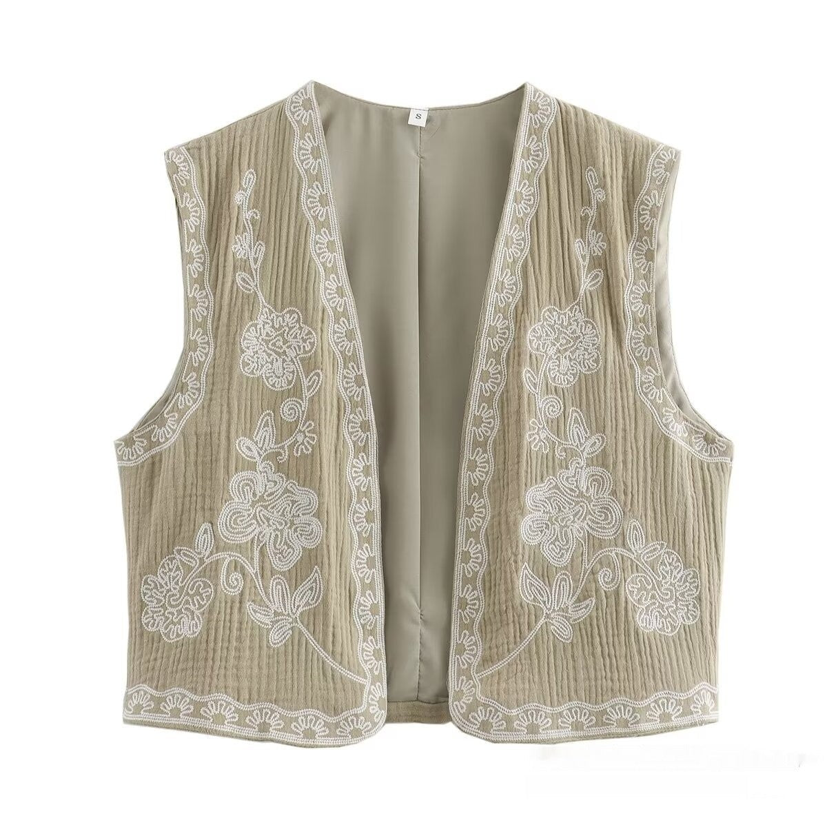 Parisian Embroidered Vest
